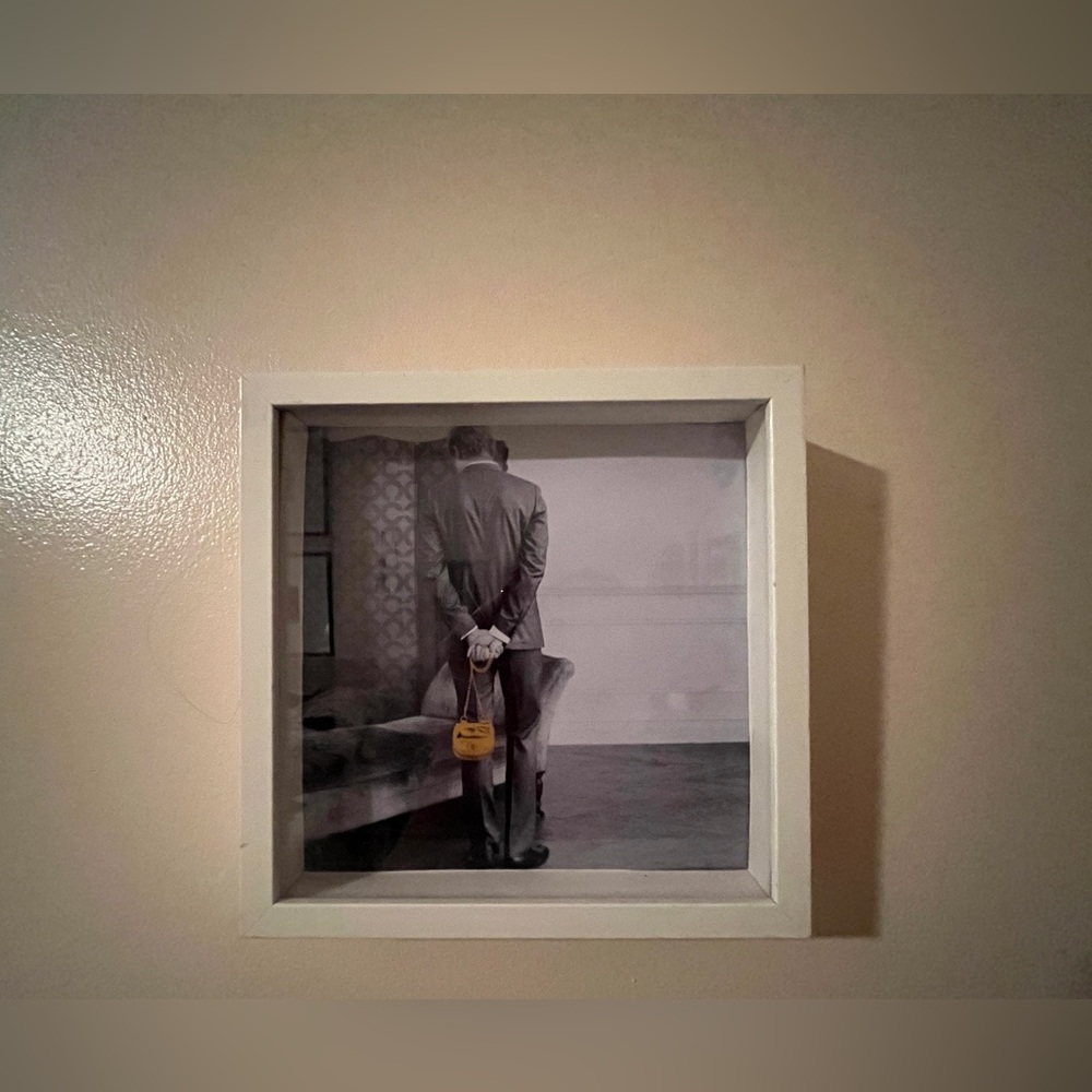 Coach framed art, from a visual display in a Coach store in early 2000’s